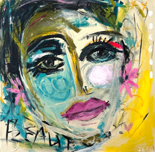 Load image into Gallery viewer, Beauty, Lover, Fighter 36”x36”