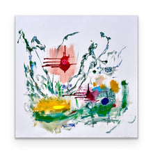 Load image into Gallery viewer, Garden Magic Hand Knitted 36”x36”