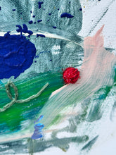 Load image into Gallery viewer, Garden Magic Hand Embroidered 36”x36”