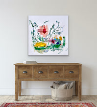 Load image into Gallery viewer, Garden Magic Hand Knitted 36”x36”