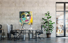 Load image into Gallery viewer, Beauty, Lover, Fighter 36”x36”