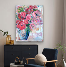 Load image into Gallery viewer, Pink Flower Club 48”x36”