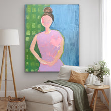Load image into Gallery viewer, Holding Space For Something Great 60”x48”