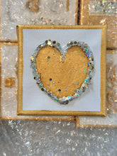 Load image into Gallery viewer, Heart of Gold Collection 4x4 canvas
