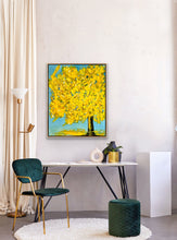 Load image into Gallery viewer, Yellow Tabebuia Tree 30”x24”