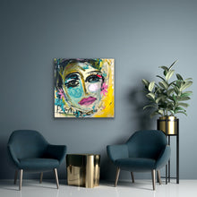 Load image into Gallery viewer, Beauty, Lover, Fighter 36”x36”