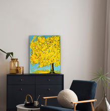 Load image into Gallery viewer, Yellow Tabebuia Tree 30”x24”
