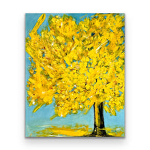 Load image into Gallery viewer, Yellow Tabebuia Tree 30”x24”
