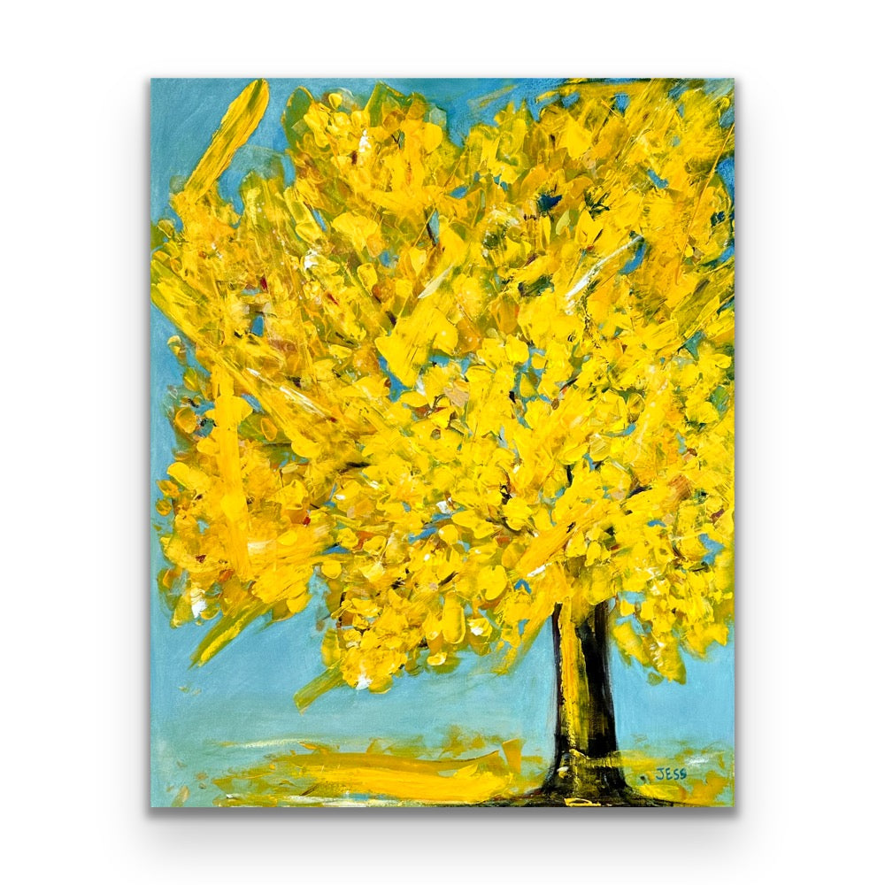Yellow Tabebuia Tree 30”x24”