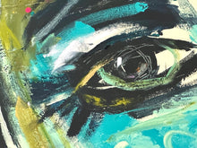 Load image into Gallery viewer, Beauty, Lover, Fighter 36”x36”