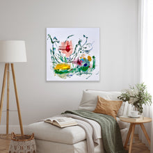 Load image into Gallery viewer, Garden Magic Hand Embroidered 36”x36”