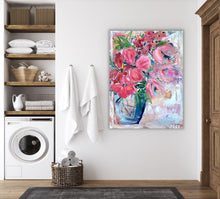 Load image into Gallery viewer, Pink Flower Club 48”x36”