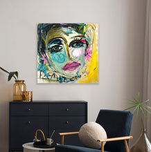 Load image into Gallery viewer, Beauty, Lover, Fighter 36”x36”