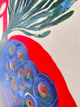 Load image into Gallery viewer, Red Peacock 48”x30”