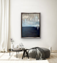 Load image into Gallery viewer, Inner Peace Blue Grey Abstract