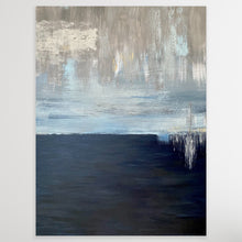 Load image into Gallery viewer, Inner Peace Blue Grey Abstract