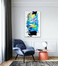 Load image into Gallery viewer, Blackbird On The Fancy Nest 30”x48”