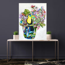 Load image into Gallery viewer, Toucan make me shimmy! 48”x36”