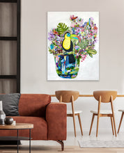 Load image into Gallery viewer, Toucan make me shimmy! 48”x36”