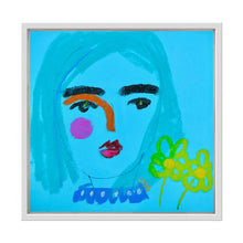 Load image into Gallery viewer, Sparkly Faces 12x12 framed