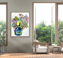 Load image into Gallery viewer, Toucan make me shimmy! 48”x36”