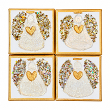 Load image into Gallery viewer, Heart of Gold Collection Guardian Angels 4x4 canvas
