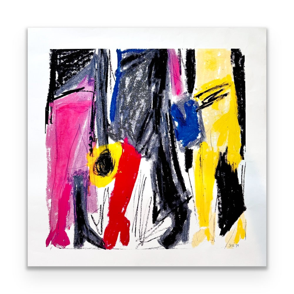 Park Ave Shopping 36”x36”