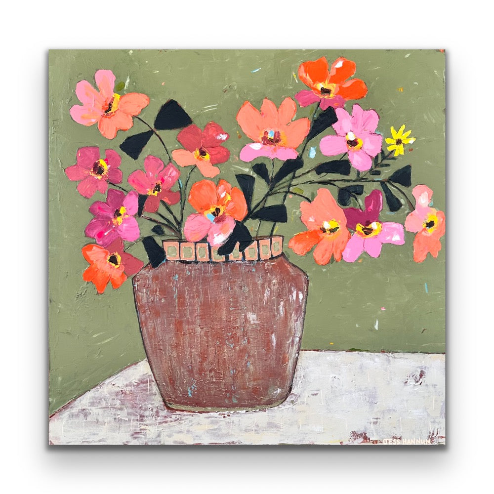Poppy’s Be Poppin 36”x36”