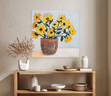 Load image into Gallery viewer, Sunflowers All Day 36”x36”

