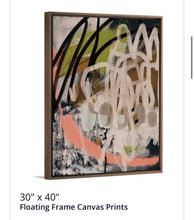 Load image into Gallery viewer, Dancing in the moonlight 30”x40” framed canvas print
