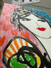 Load image into Gallery viewer, That girl 11x14 on paper

