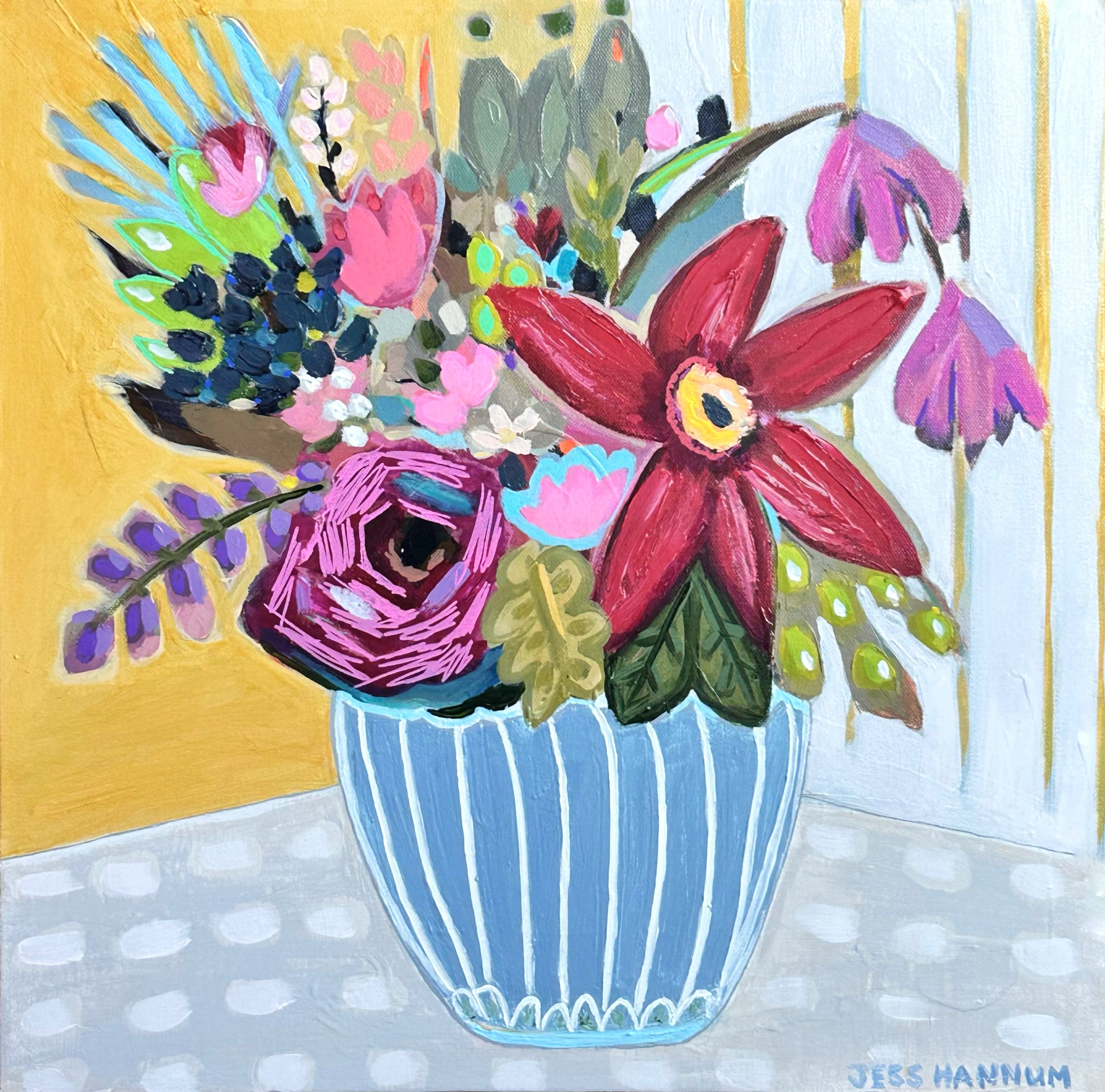 Framed Matisse and Spring 20”x20” – Jessica Hannum Art and Accessories