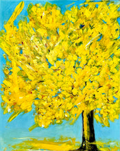 Load image into Gallery viewer, Yellow Tabebuia Tree 30”x24”
