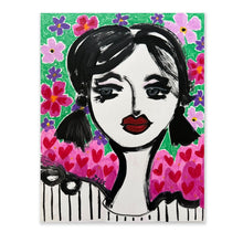Load image into Gallery viewer, That girl 11x14 on paper
