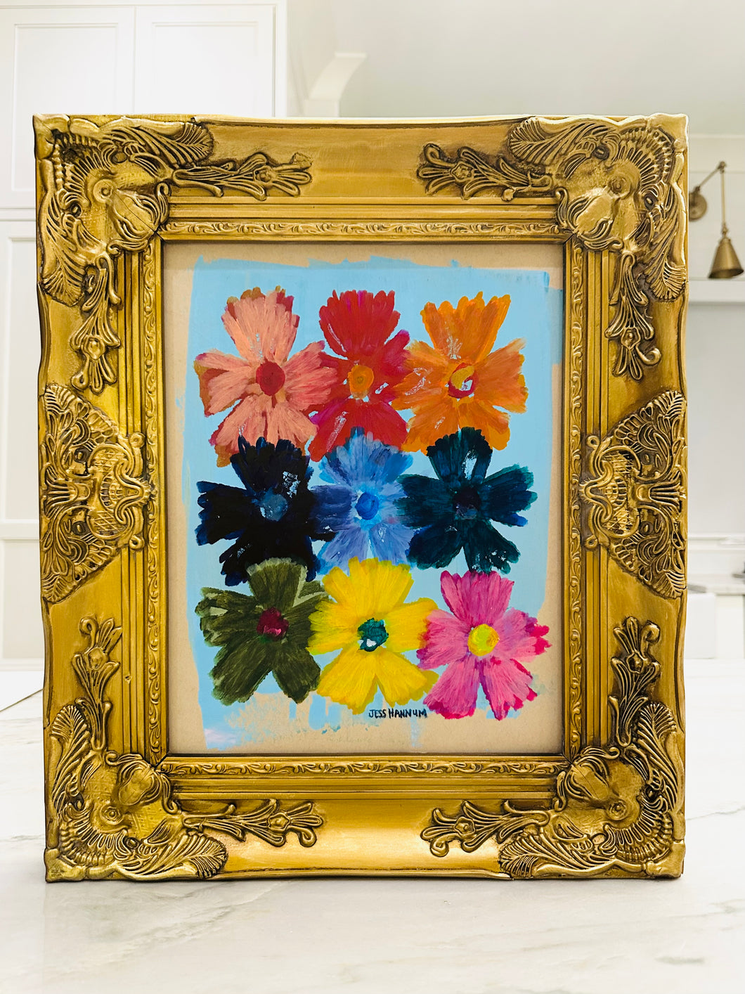 Flower Candy 11”x14” Framed Paper