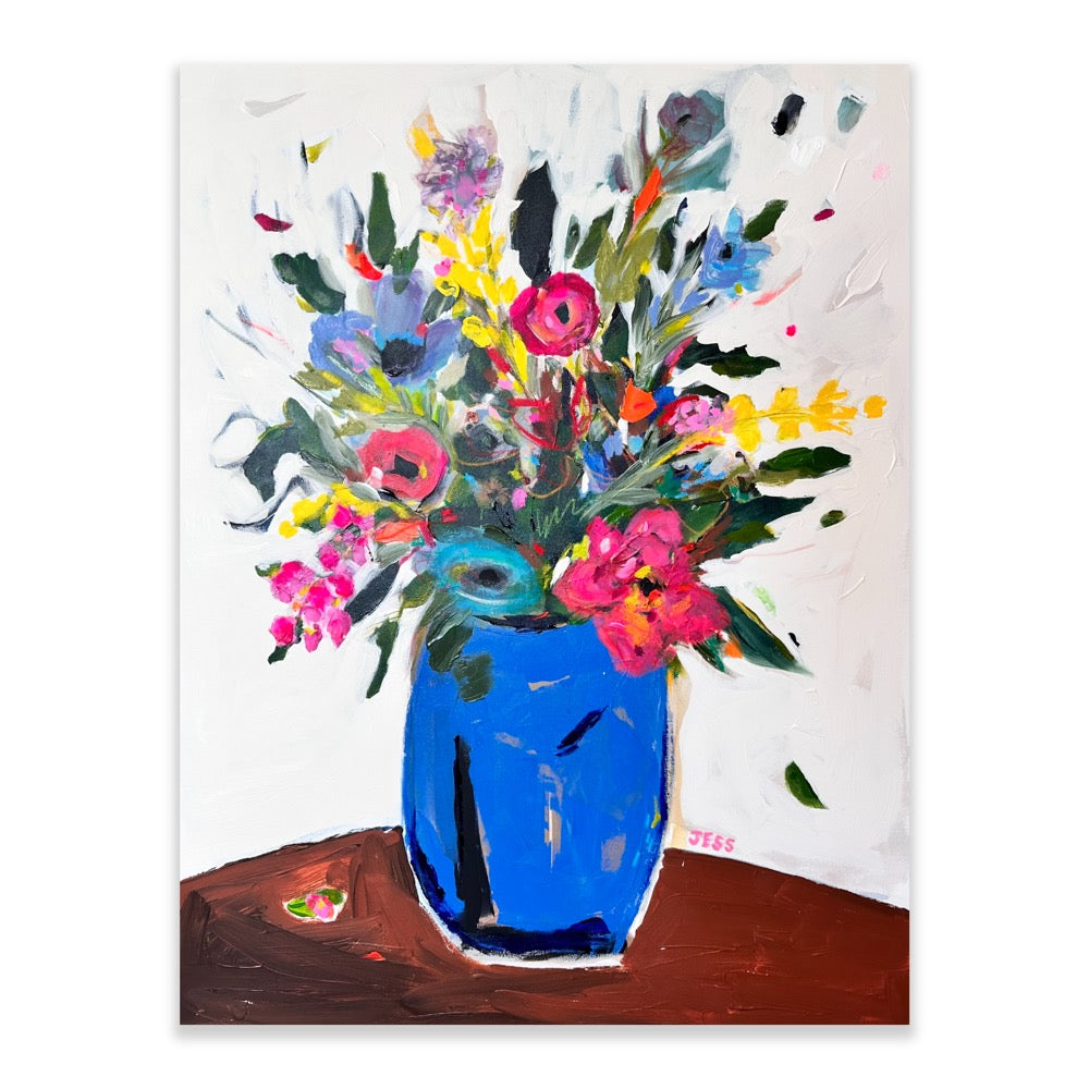 Party Flowers 48”x36”