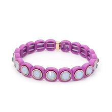 Load image into Gallery viewer, Asheville Support MAGENTA MOON bracelet
