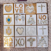 Load image into Gallery viewer, Heart of Gold Collection 4x4 canvas
