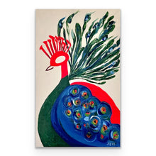 Load image into Gallery viewer, Red Peacock 48”x30”
