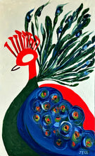Load image into Gallery viewer, Red Peacock 48”x30”
