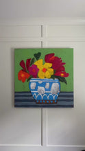 Load and play video in Gallery viewer, A little More Time In The Garden 48”x48”
