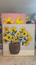Load and play video in Gallery viewer, Sunflowers All Day 36”x36”
