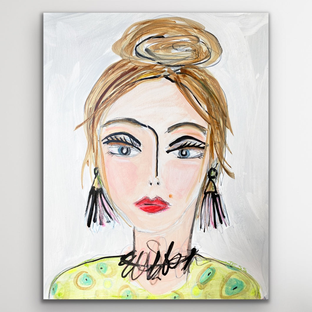 Chrissy portrait limited edition prints