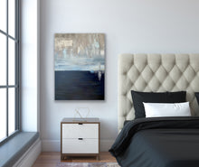 Load image into Gallery viewer, Inner Peace Blue Grey Abstract
