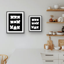 Load image into Gallery viewer, Butterfly Silhouette’s 2 sizes framed
