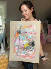 Load image into Gallery viewer, “Go to town” 18x24
