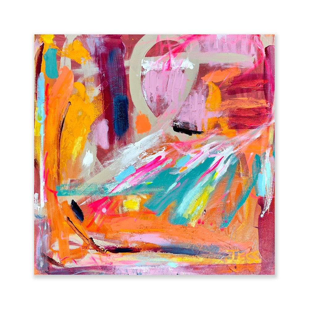 Believe it’s going to happen! 24”x24”