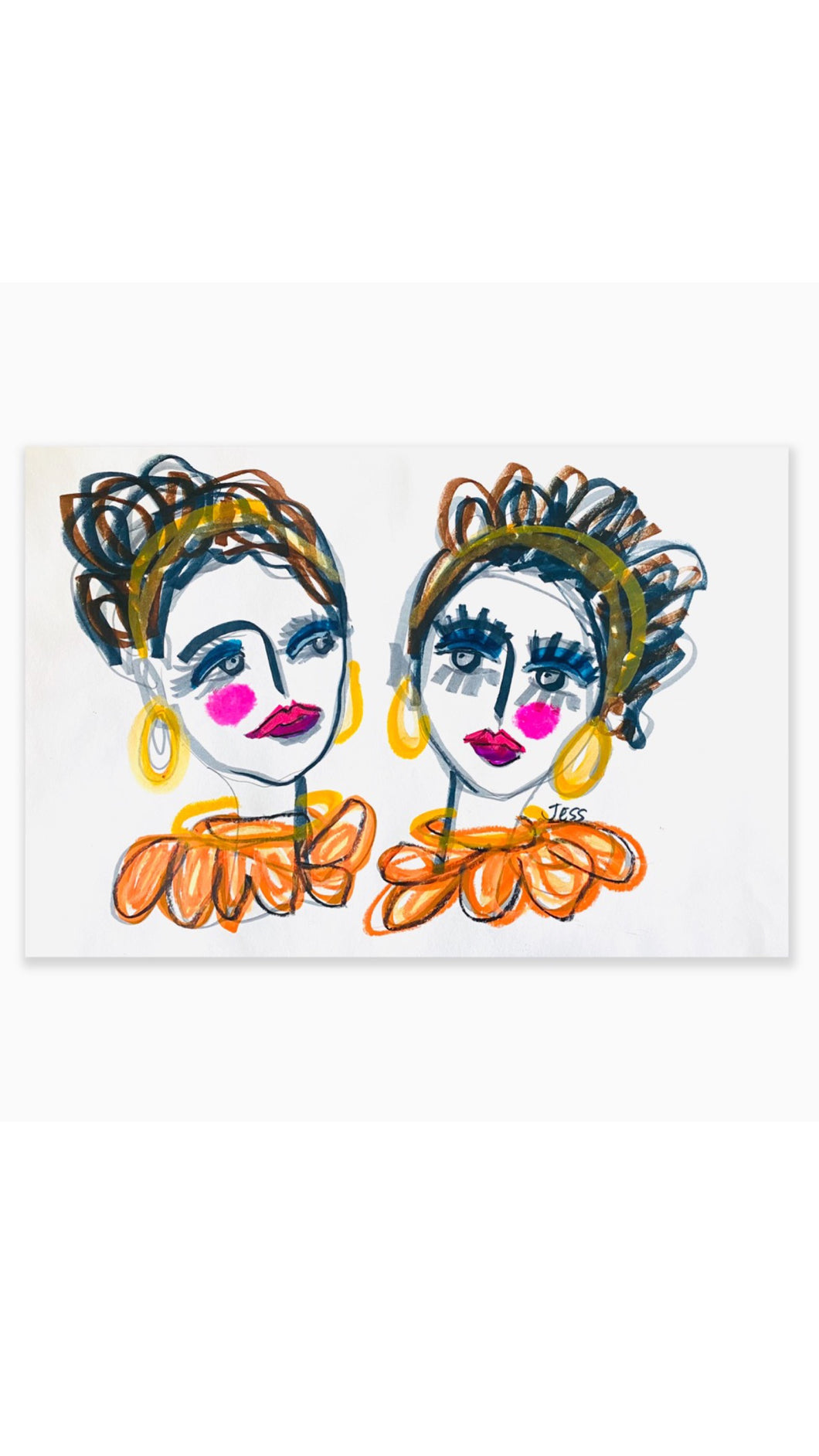 All Dolled Up 12”x16”